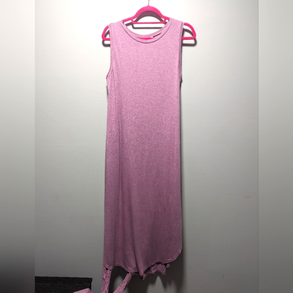 NWOT GAP pink jersey midi dress
